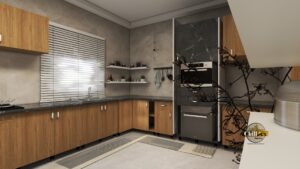 Chillax Interiors Kitchen 3D design 