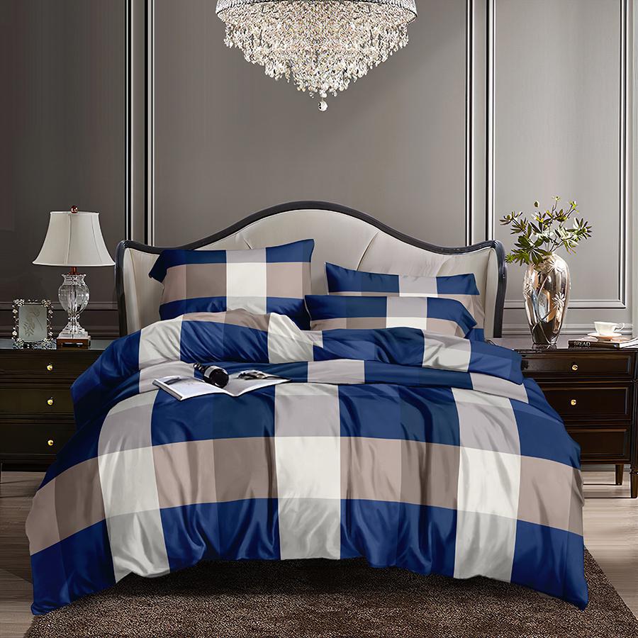 Complete 6x6 Bedding Set with Duvet, Bedsheet, and Pillow Covers