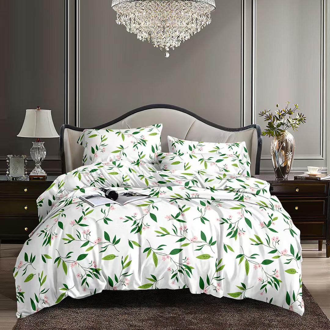 Complete 6x6 Bedding Set with Duvet, Bedsheet, and Pillow Covers