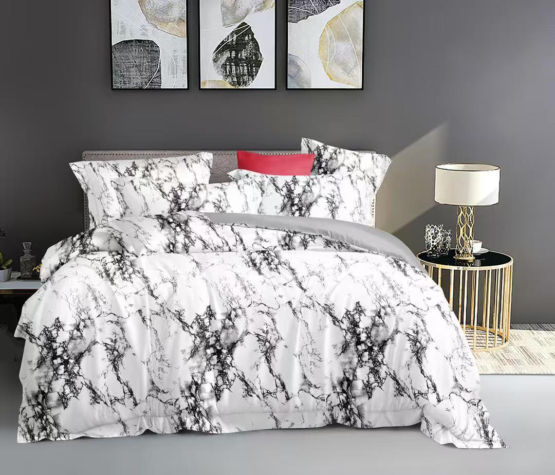 6x6 Bedding Set – Includes 1 Duvet, 1 Bedsheet, and 4 Pillowcases